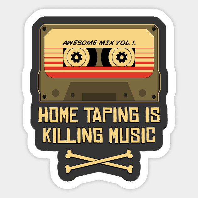 Guardians of the Music Industry Sticker by robotrobotROBOT